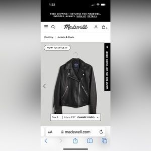 Madewell Leather Jacket